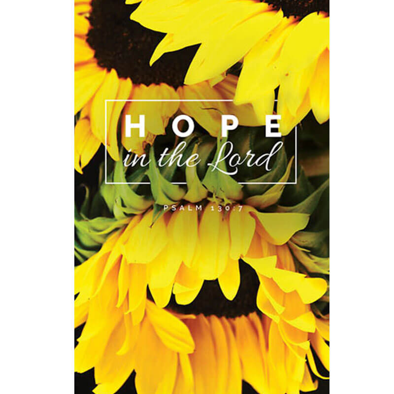 Church bulletin hope