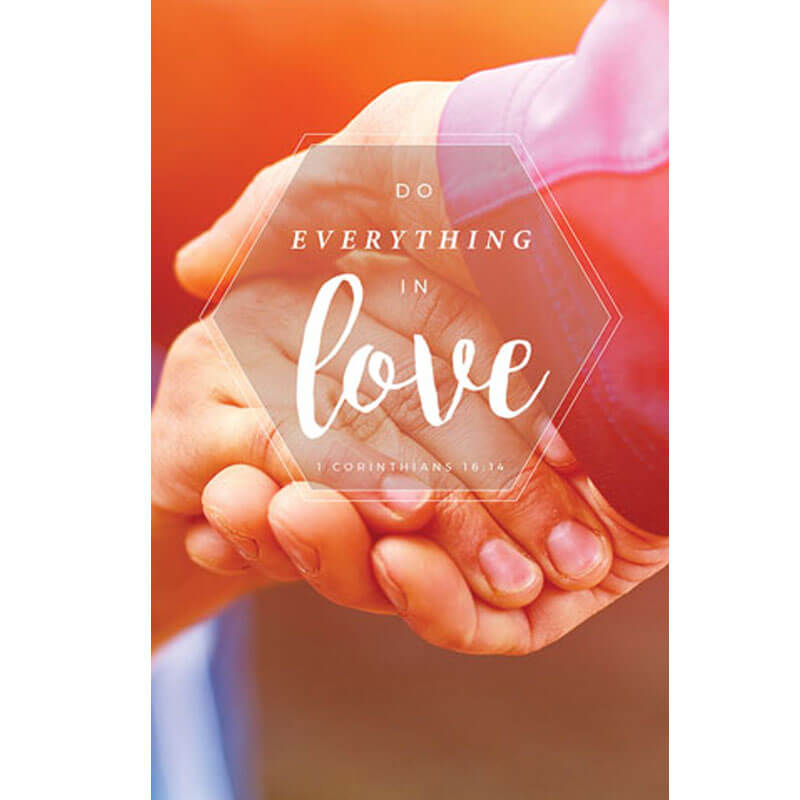 Church bulletin love