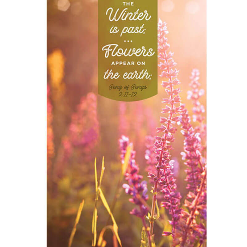 Church bulletin spring