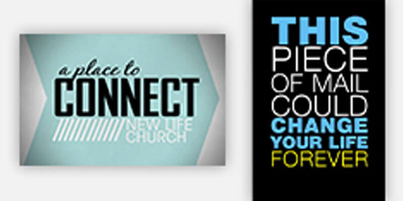 DIY Custom Church Postcards